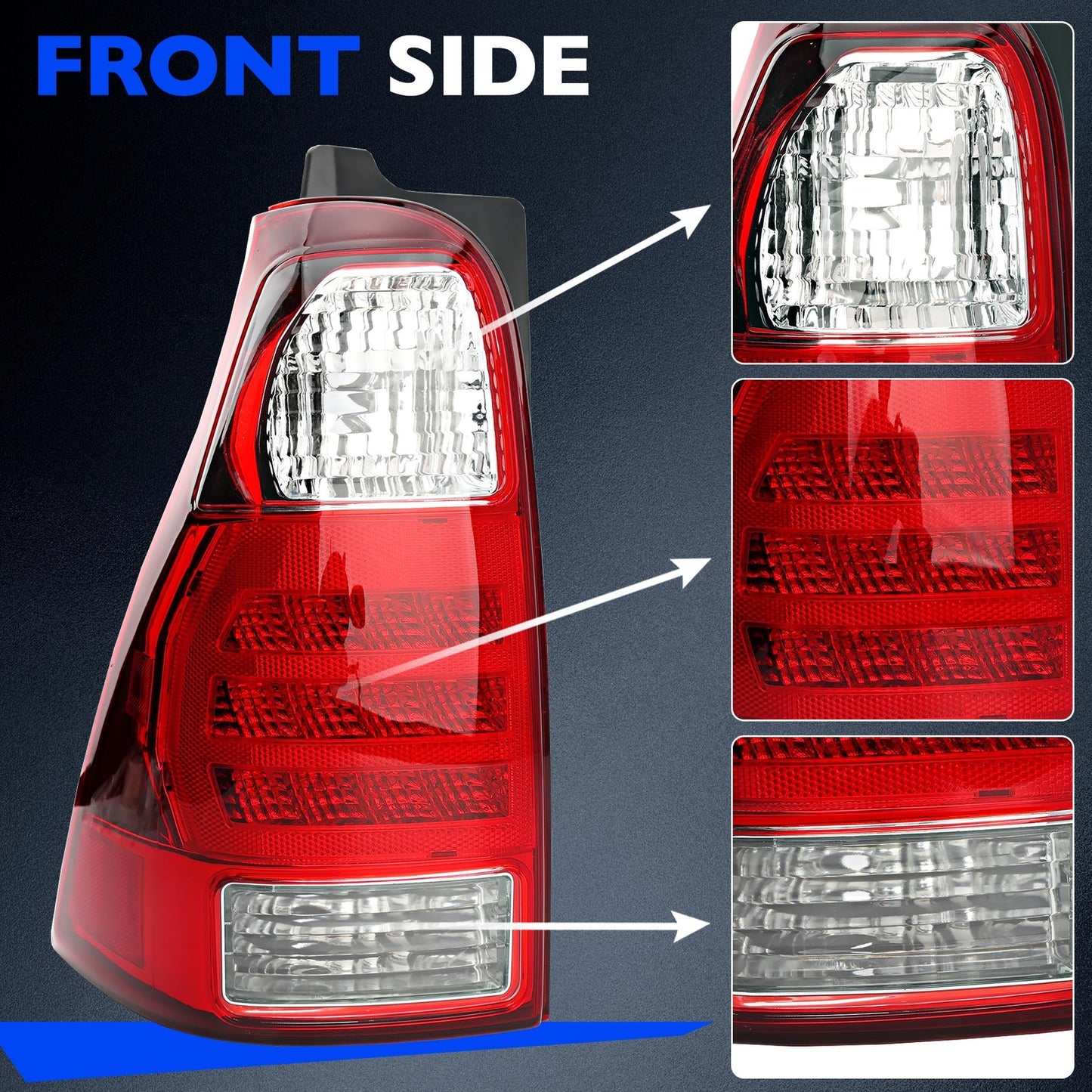 81561-35280 Rear Left Tail Light Assembly For 2005-2009 Toyota 4Runner Taillight