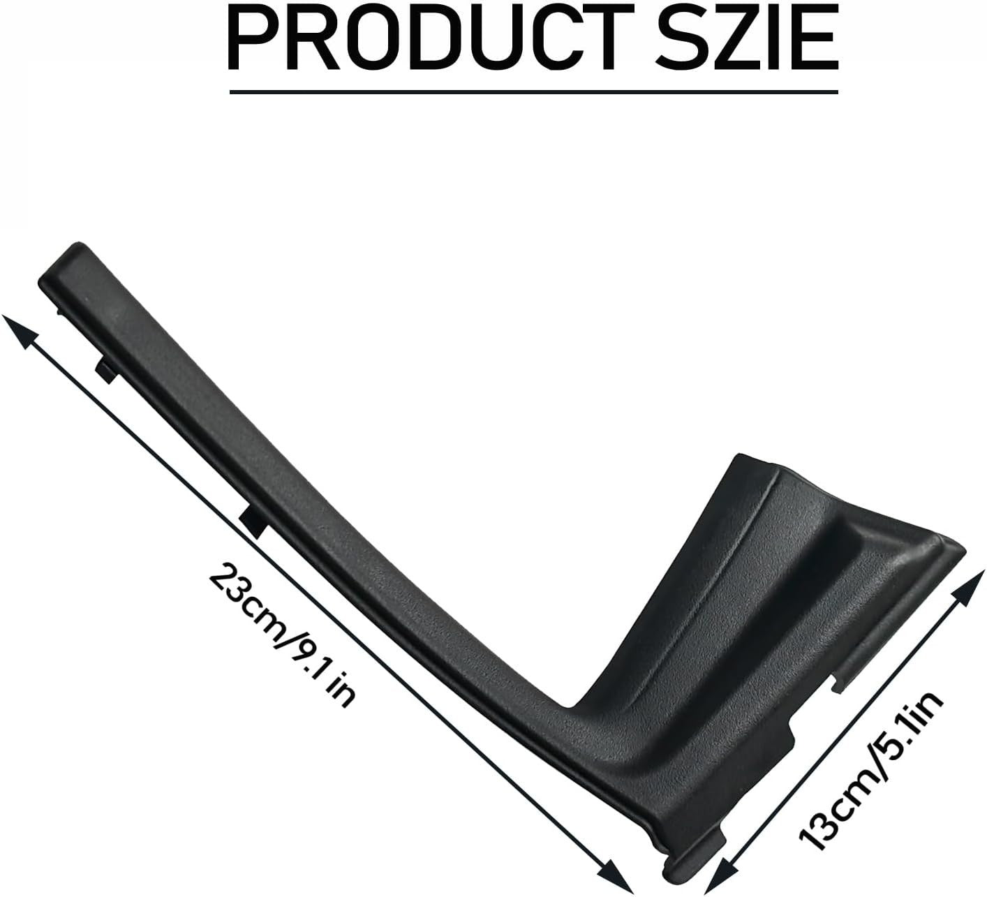 For 2012-2015 Toyota Yaris Front Pair Windshield Wiper Side Cowl Extension Cover