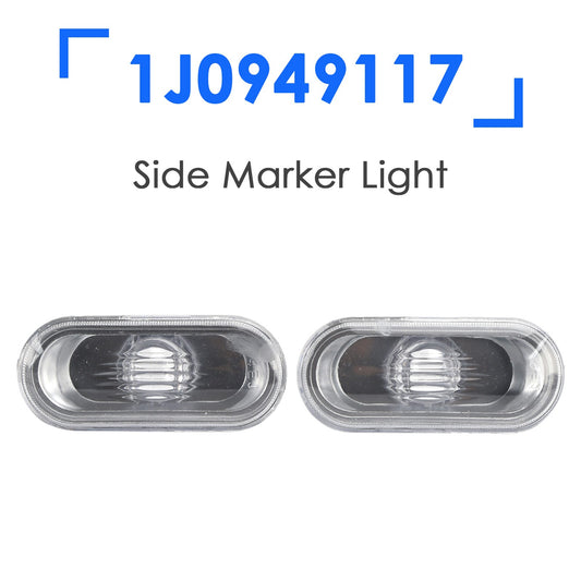 2X Side Marker light for VW Jetta Bora Golf Mk4 GTI B5.5 Passat B5 beetle R32