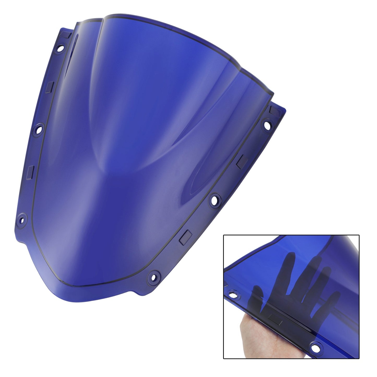 Windshield Windscreen Protector for Kawasaki Ninja ZX-10R 2021~2024 blue