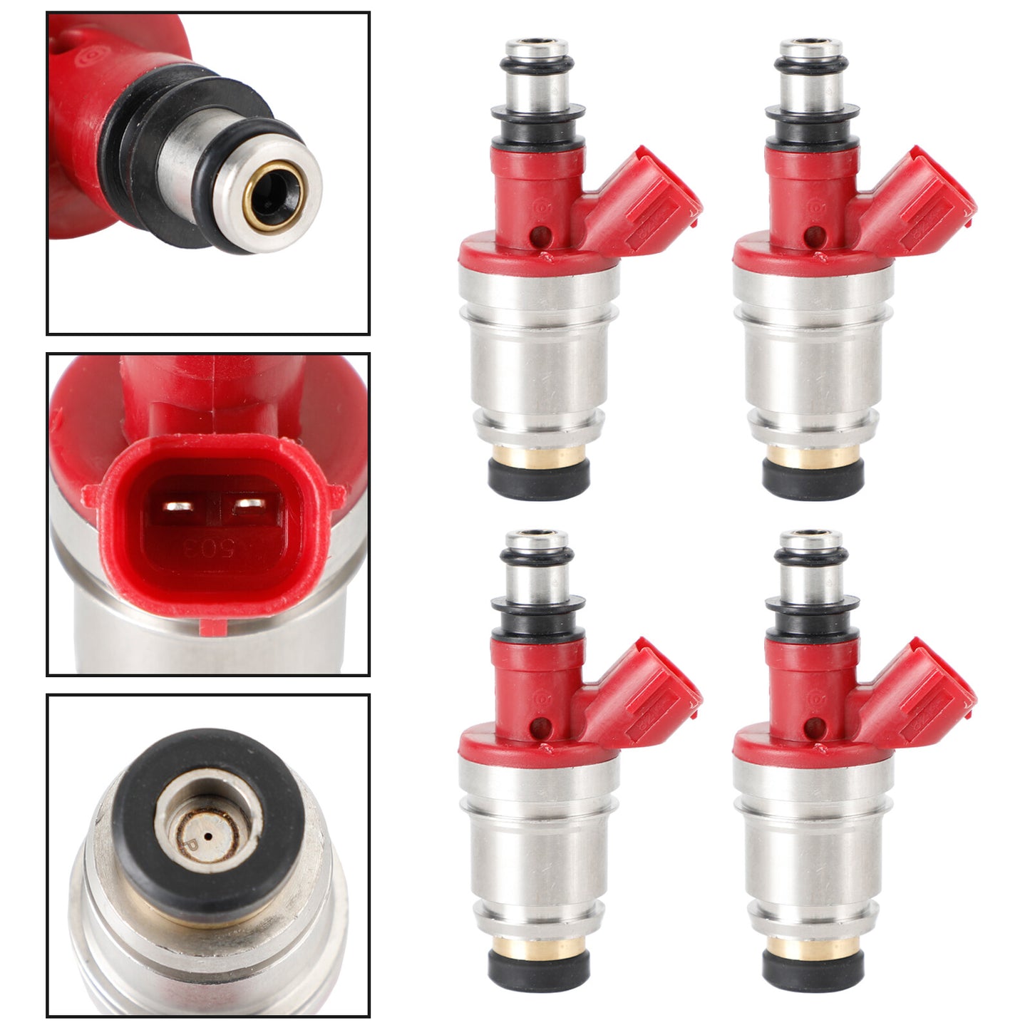 4PCS Fuel Injectors JS28-2 8970795320 Fit Isuzu Amigo Pickup Rodeo 2.6L