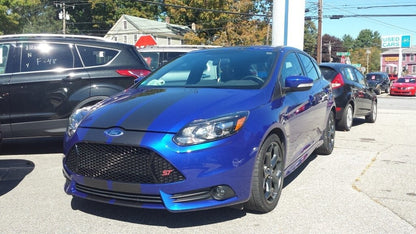 8" VINYL RALLY STRIPES RACING STRIPE KIT HOOD TRUNK ROOF BUMPERS For FORD FOCUS