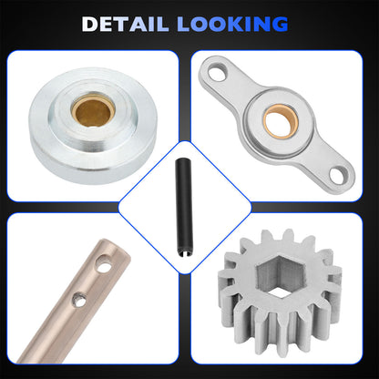 RV Slide-Out Gear Box Pack Assembly 2.5"x 2.5" For Slide-Out Gear Part 15 Tooth