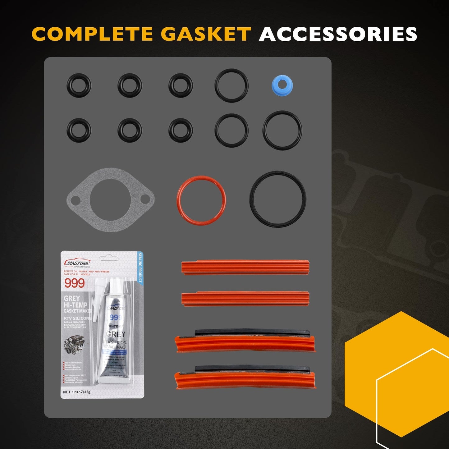 3.8L Engine Intake Manifold Gasket Set For 95-09 Buick Chevy Oldsmobile Pontiac