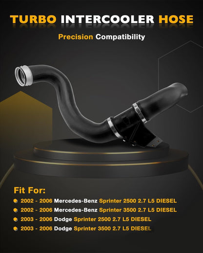 Turbo Intercooler Pipe Hose Assy For Dodge Mercedes-Benz Sprinter 2500 3500 2.7L