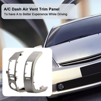 Center A/C Dash Air Vent Trim Panel for 04-09 Toyota Prius 5567047060 5568047020