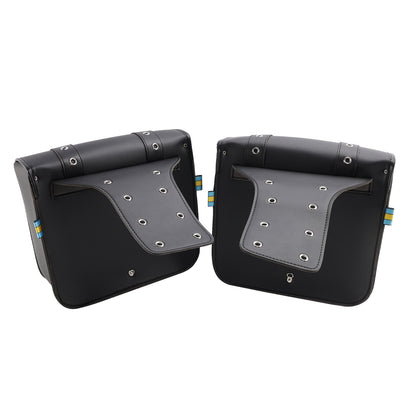 Side Tail Bag Saddlebag Color Matching Luggage Black 20L For Scooter Motorcycle