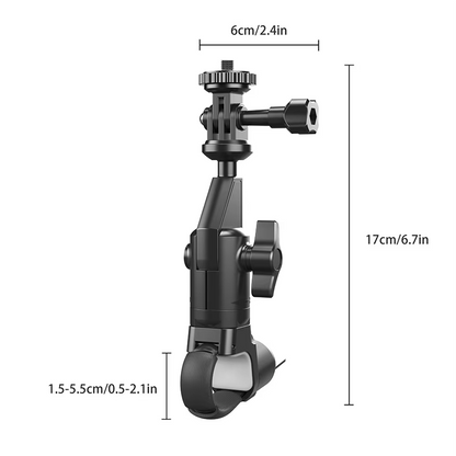 Motorcycle Bike Handlebar Mount for Insta360 X4/X3 GoPro Hero 13 Camera Holder