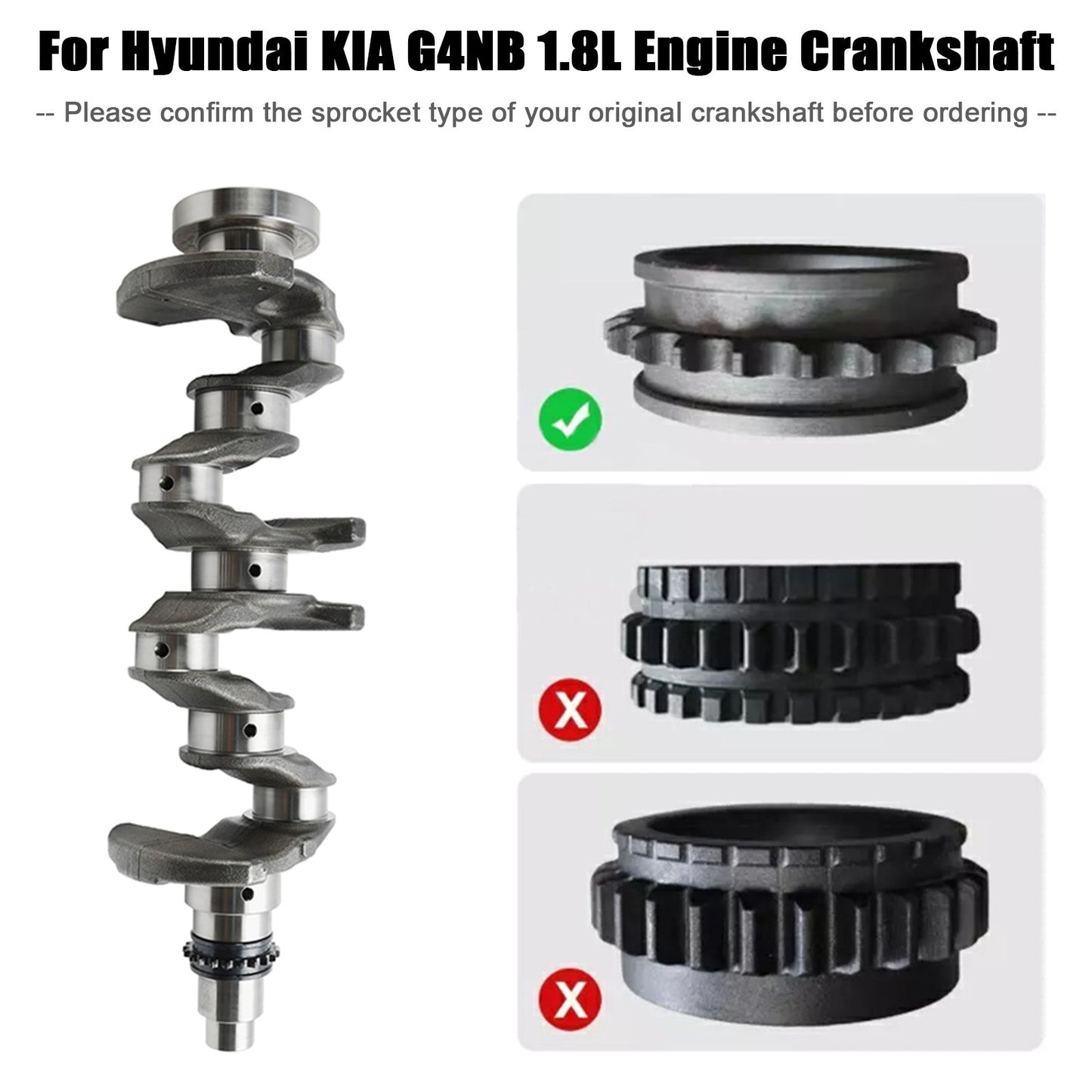 G4NB 1.8L Engine Overhaul Rebuilding Kit for Hyundai Elantra Mistra Kia Forte