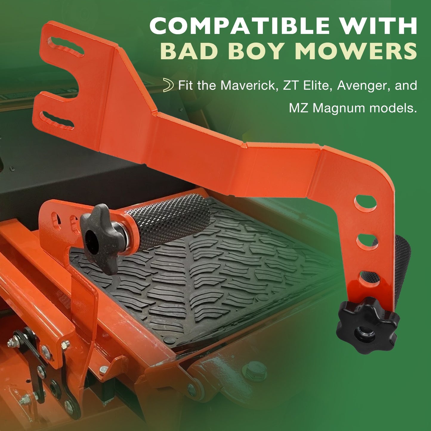 Adjustable Foot Pedal Fit For Bad Boy Maverick ZT Elite Avenger MZ Magnum Mowers