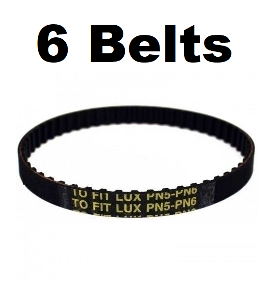 Solid Spare (6) Belts for Electrolux Vacuum Cleaner Belt 7527-9, 7527-3 - NEW