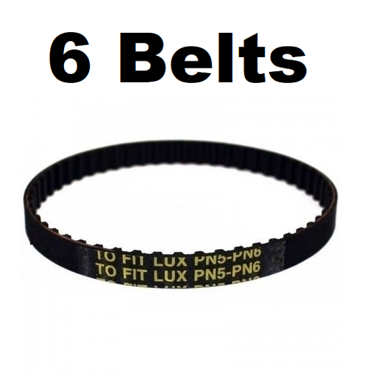 Solid Spare (6) Belts for Electrolux Vacuum Cleaner Belt 7527-9, 7527-3 - NEW
