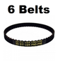 Solid Spare (6) Belts for Electrolux Vacuum Cleaner Belt 7527-9, 7527-3 - NEW