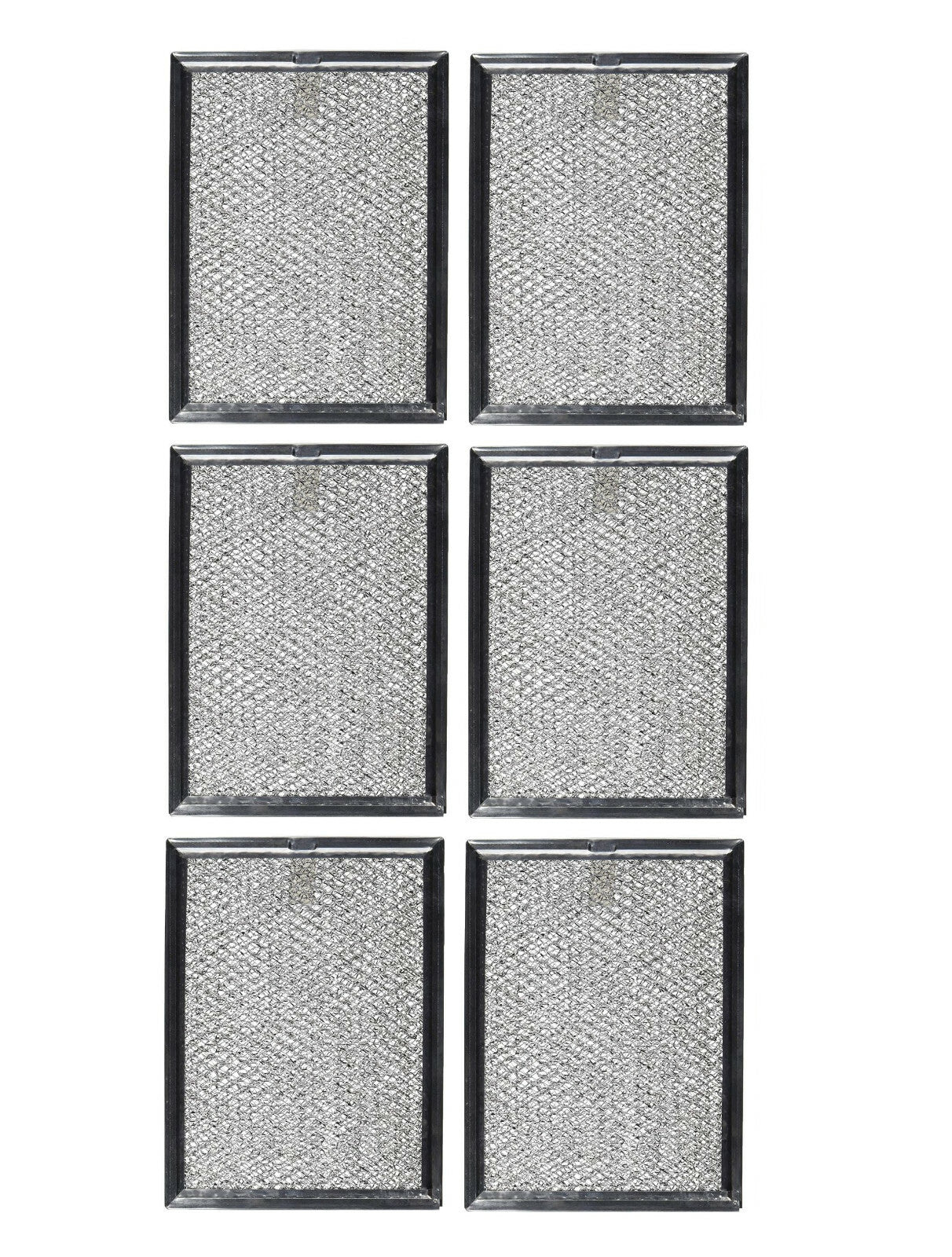 Solid Spare (6) Compatible for Frigidaire 5304440336 Microwave Oven Aluminum Grease Filters