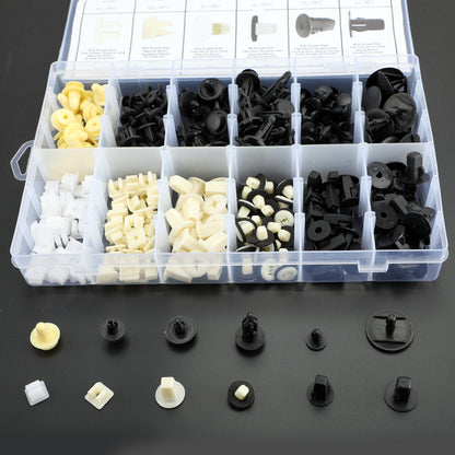 292PCS Fender Door Hood Bumper Trim Clips Body Retainer Assortment&Screwdriver