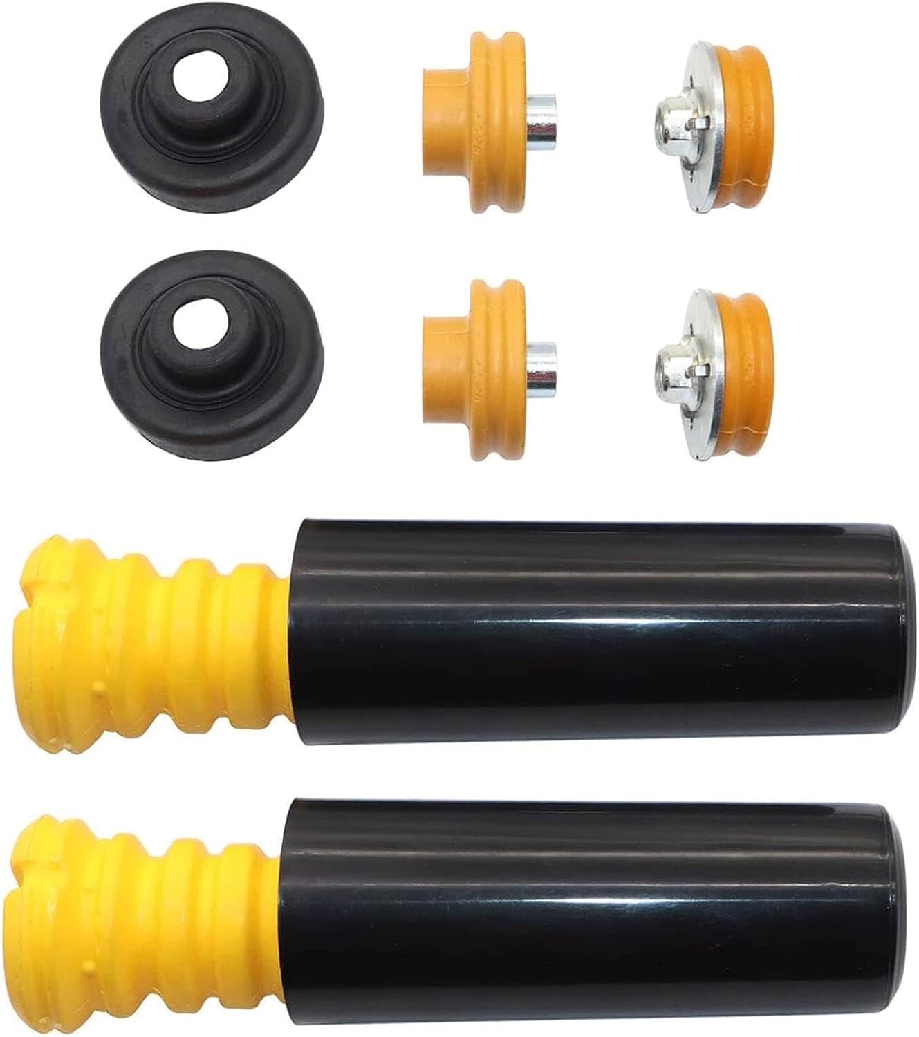 For BMW E90 E92 E93 E82 Rear Upper Lower Shock Mounts Grommets & Bump Stops Kit