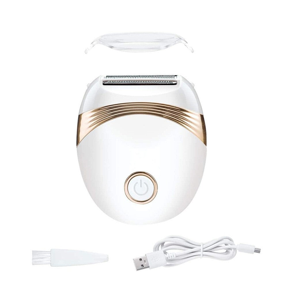 2 in 1 Wet  Dry Painless Rechargeable Lady Body Shaver Electric Razor for Women