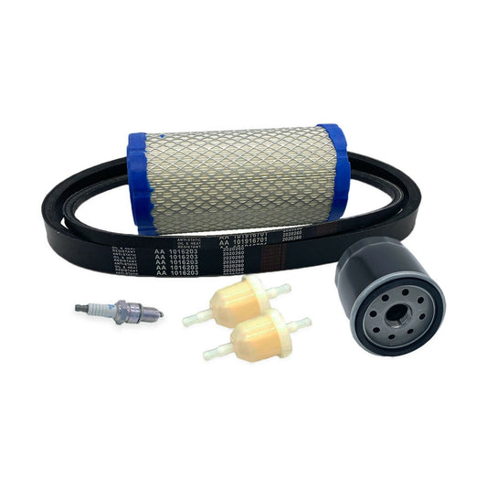 Solid Spare Tune Up Kit For 04-15 Club Car Precedent - Belts, Air + Oil Filter, Spark Plugs