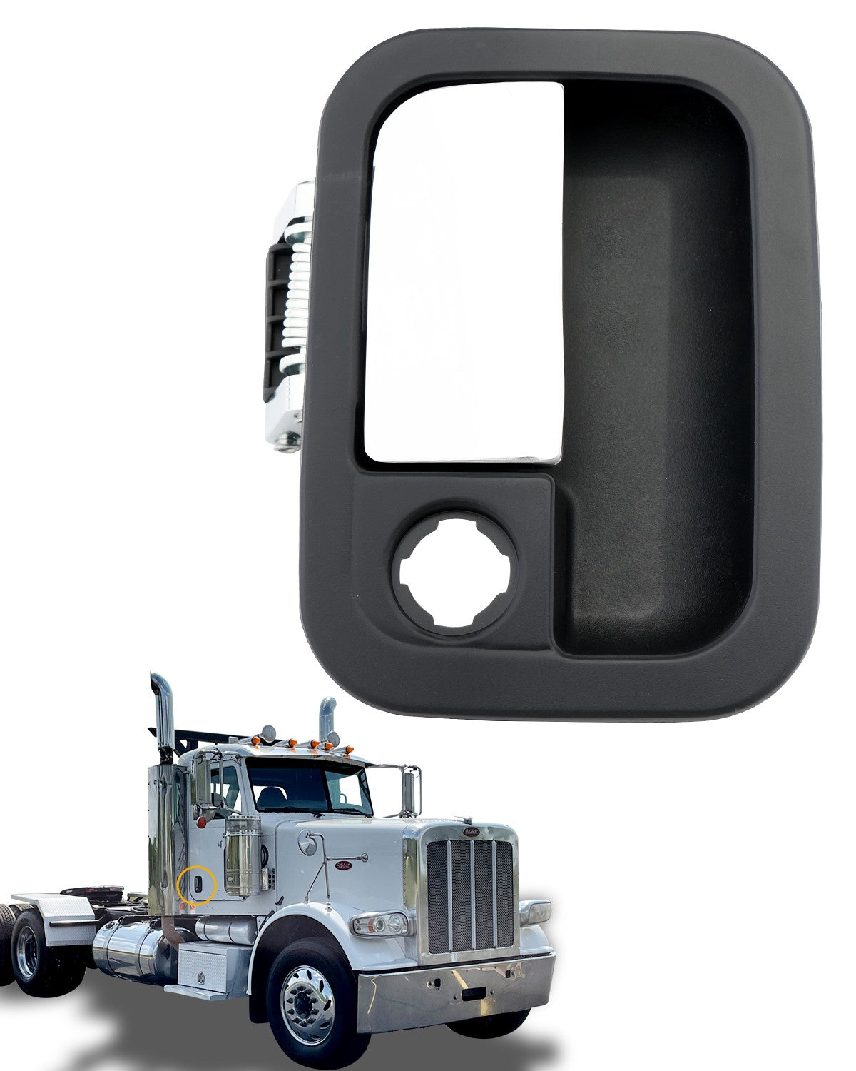 Exterior Door Handle Passenger Front Right Side For 2005-2025 Kenworth Peterbilt