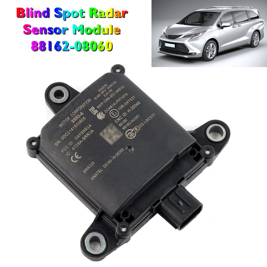 Rear Blind Spot Radar Monitor Sensor 88162-08060 For Toyota Sienna 2021-2023