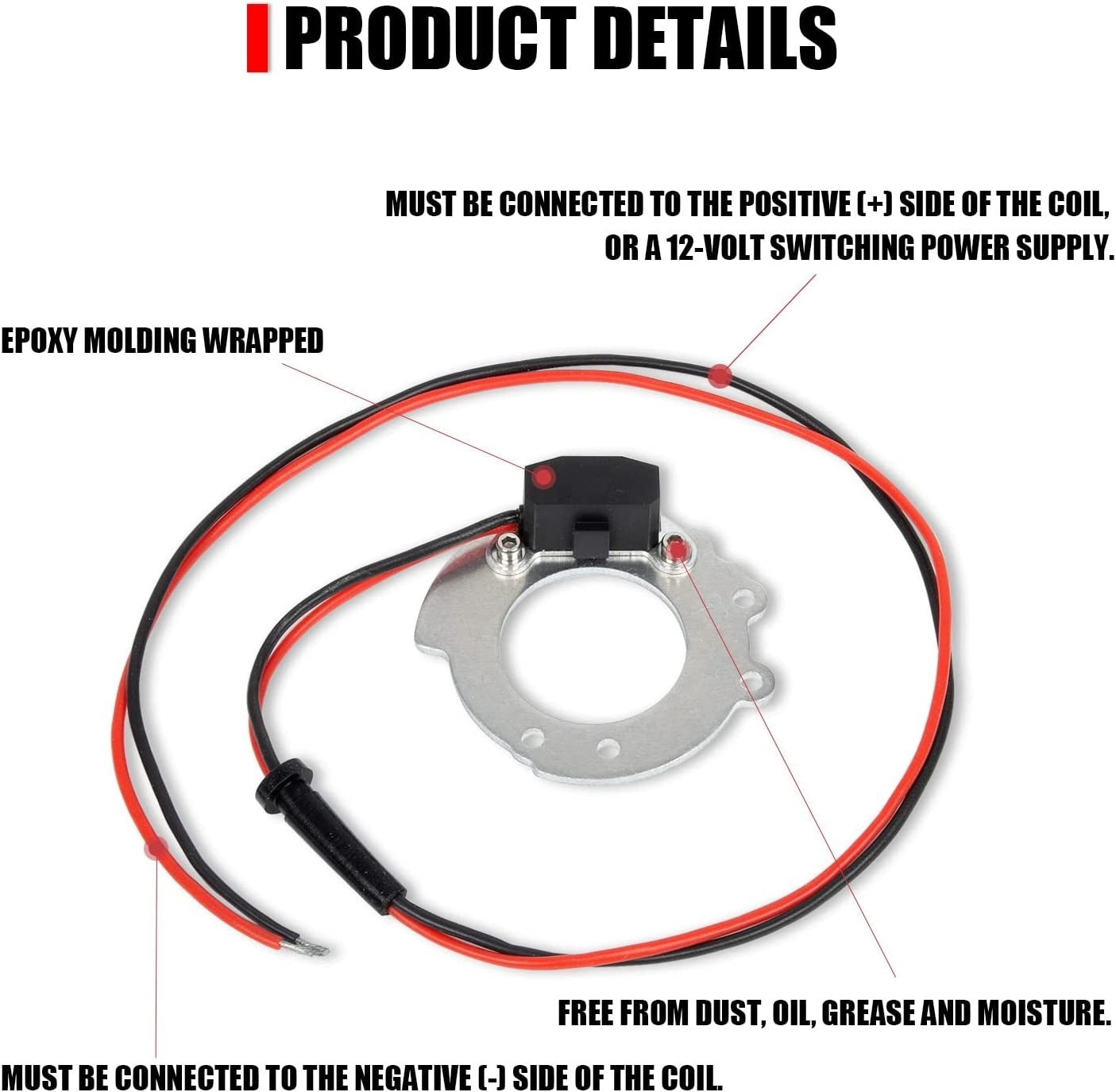 For Ford Tractors 2N /8N/ 9N 500-900 Series,1244A Electronic Ignition Conversion