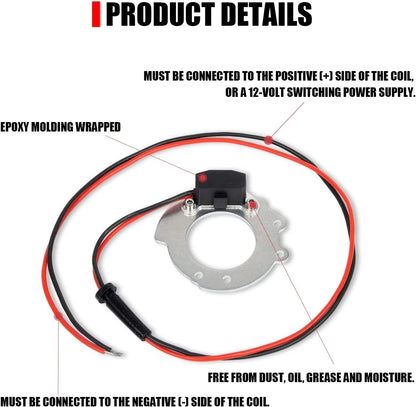 For Ford Tractors 2N /8N/ 9N 500-900 Series,1244A Electronic Ignition Conversion