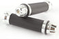 Silver 7/8" 1" Handlebar Hand Grips Rubber Gel For Honda Suzuki Kawasaki Yamaha
