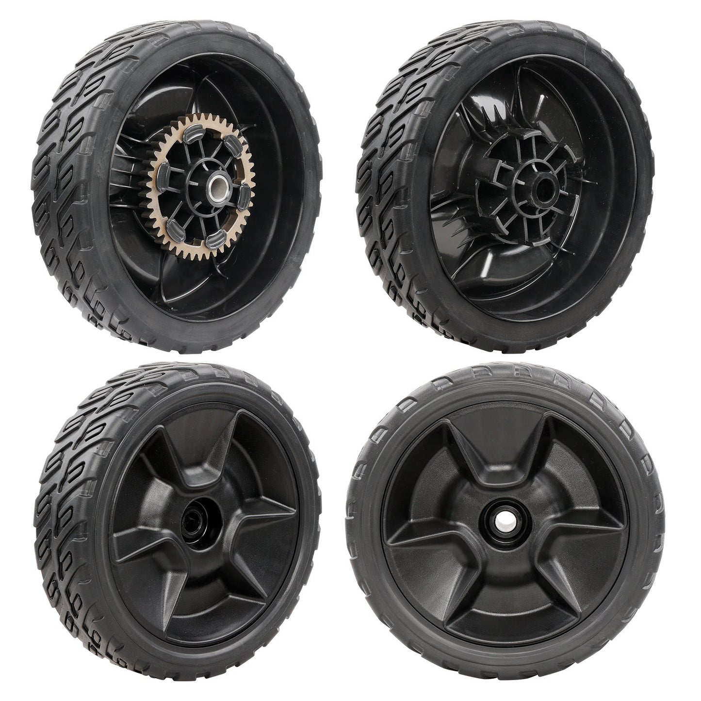 4x 8" Lawn Mower Front Wheels Kit For Honda HRN216 VKA VKAA VYAA 44710-VR8-N00ZA