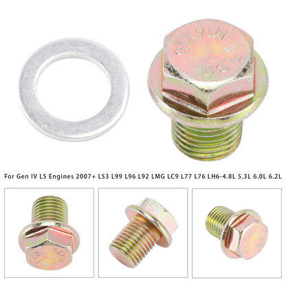 Oil Pan Oil Pressure Relief Valve Plug  Bypass For Gen IV LS Engines 2007+ LS3