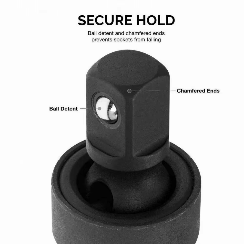 Universal Impact Socket JOINT 3/8" 1/2" 1/4" Drive Wobble Swivel Extension US