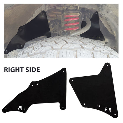 Solid Spare 4PCS Splash Guards Fender Liners For Toyota 4Runner Lexus GX 470 2003-2022