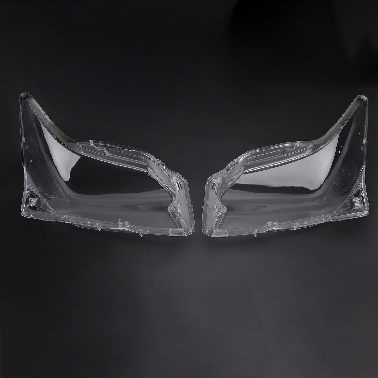 2Pcs Front Headlight Lens Shell+Seal Glue For Lexus GX460 2020-2023 US