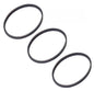 Solid Spare (3) Belts for Bissell #1606419 Proheat 2X Revolution & 2X Revolution Pet Deluxe