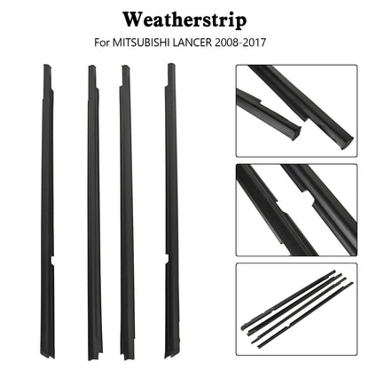 Weatherstrip Door Belt Set 5727A005 5727A006 Fit For MITSUBISHI LANCER 2008-2017
