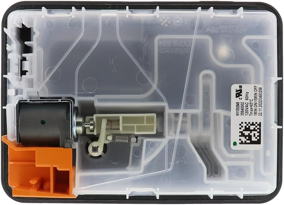 Solid Spare ERP W11412300 Dishwasher Dispenser for Whirlpool Maytag Kenmore
