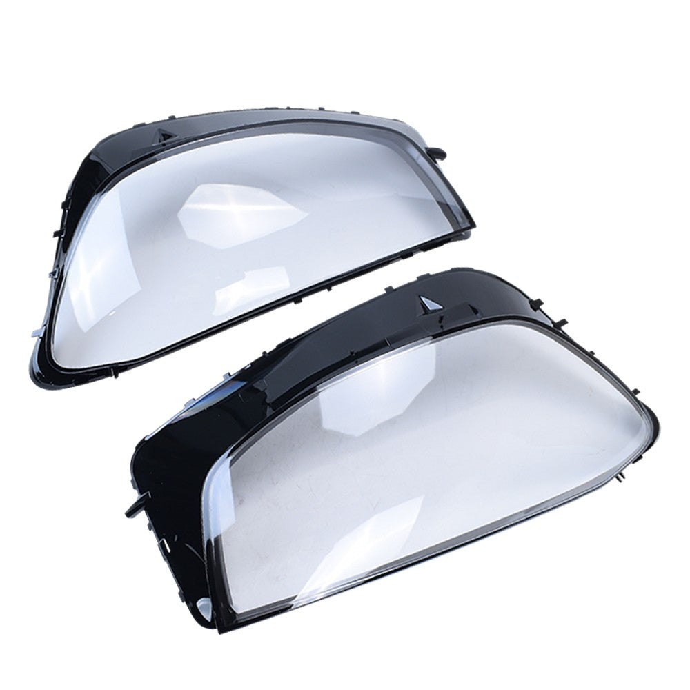 Fit For 2019-2022 Mercedes-Benz W253 X253 C253 Headlight Lens Covers Left+Right