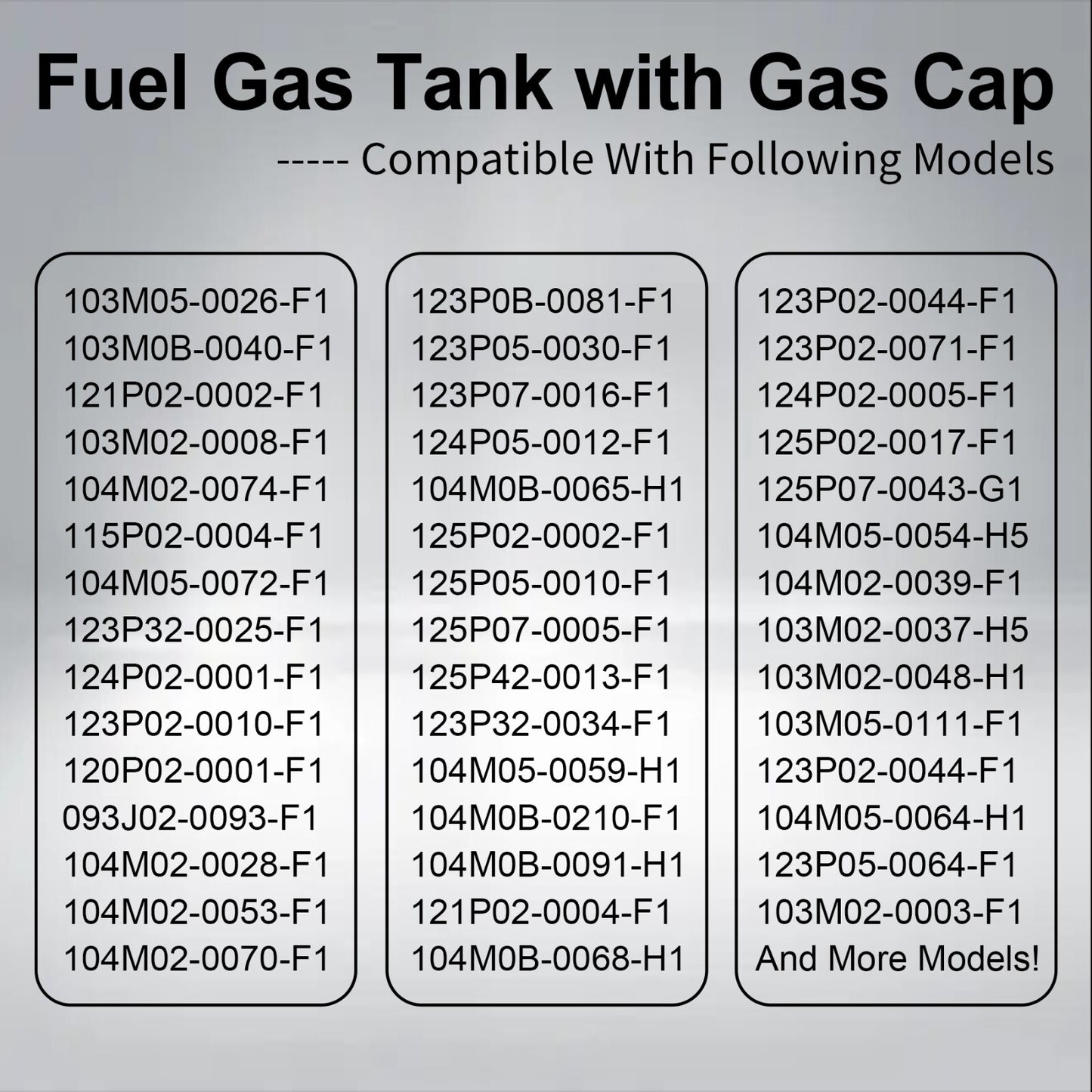 Fuel Gas Tank with Gas Cap Engine Fuel Tank Fit for Briggs & Stratton 84004115