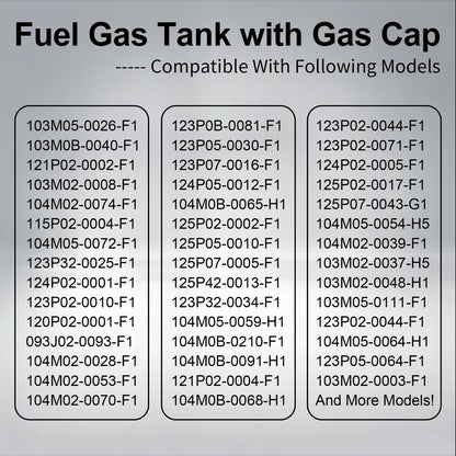 Fuel Gas Tank with Gas Cap Engine Fuel Tank Fit for Briggs & Stratton 84004115