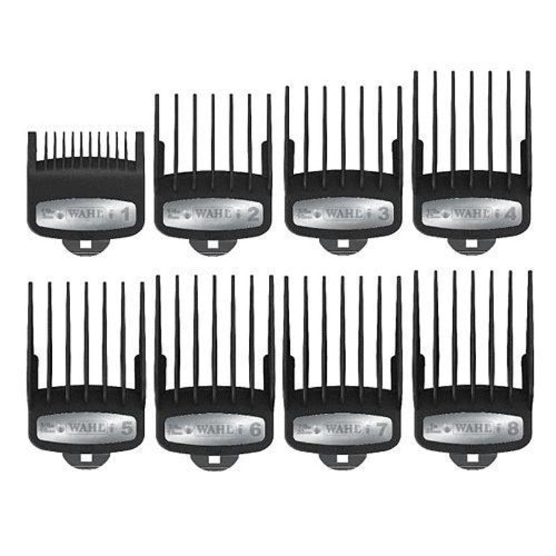 Solid Spare Wahl Pro 8 Pack Cutting Guides Metal Clips 3171-500