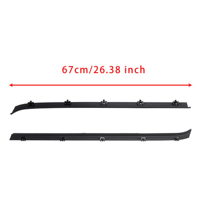 4PCS Car Window Weatherstrip+2 Seals For GMC C1500 C2500 C3500 K1500 K2500 K3500