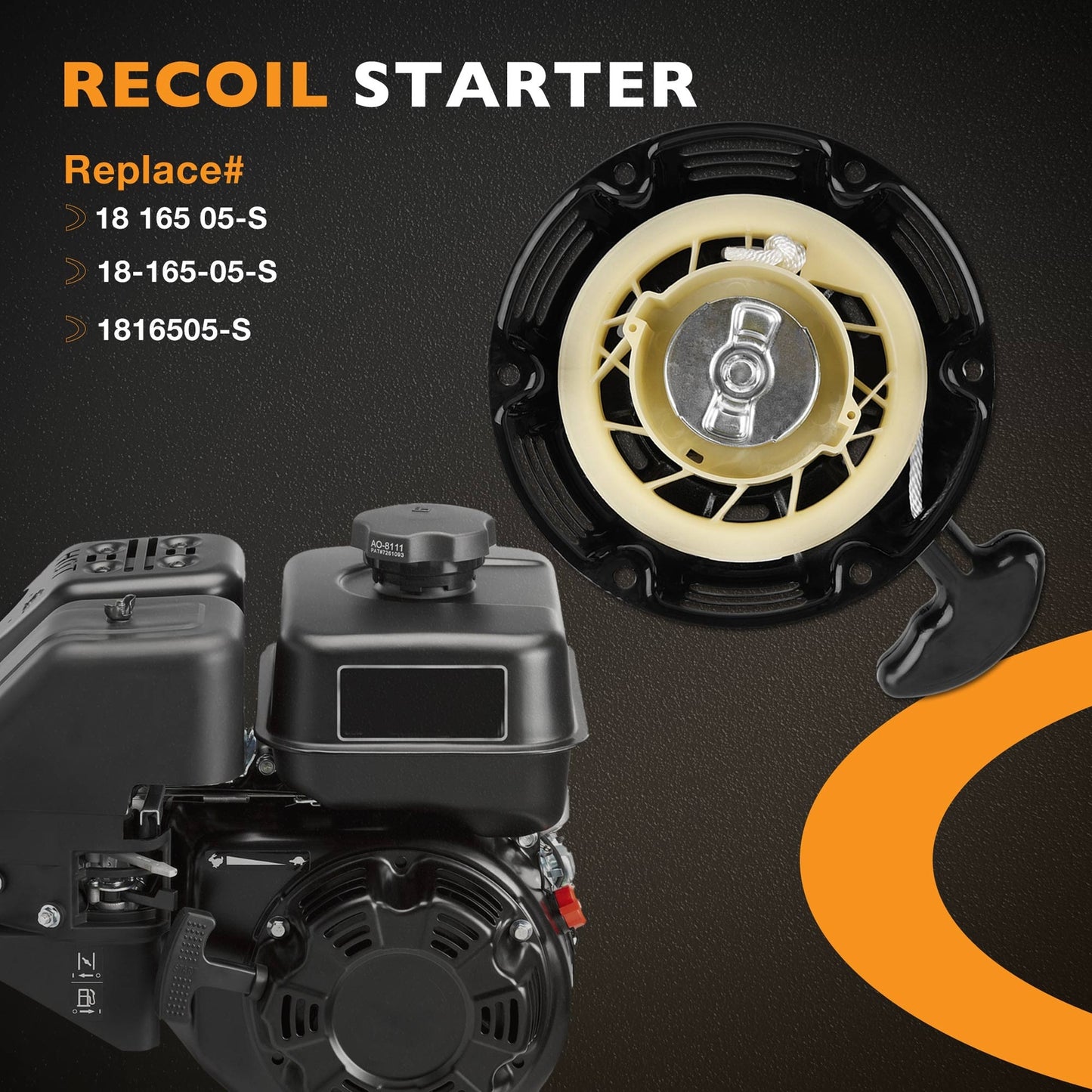 Rewind Recoil Starter Assembly Fit Kohler 3000 Series Engine SH265 SH270 196CC