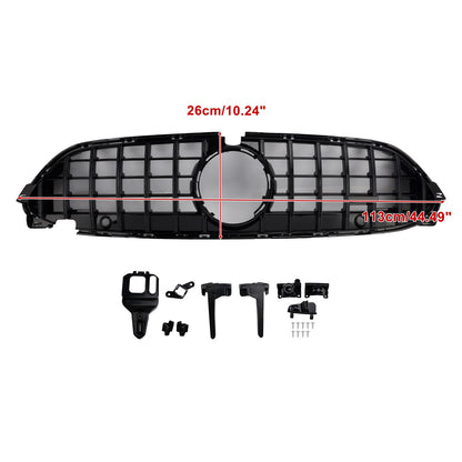 Front Bumper Grille Grill Fit Mercedes-Benz CLE-Class W236 C236 2024~2026 Black