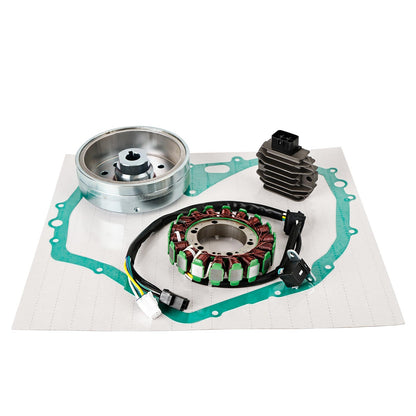 Flywheel Rotor Stator Regulator & Gasket For Suzuki Eiger 400 Manual 02-2007,