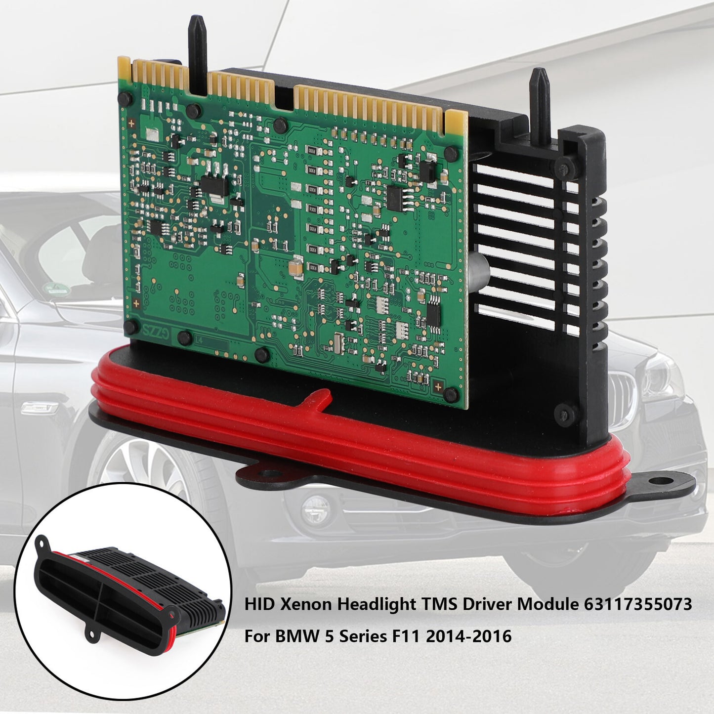 HID Xenon Headlight TMS Driver Module 63117355073 For BMW 5 Series F11；2014-2016