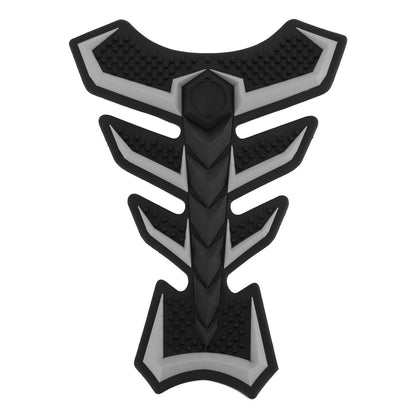 Motorcycle Sport Bike Gas TANK PAD Cover Decal Protector Sticker Black-Gray