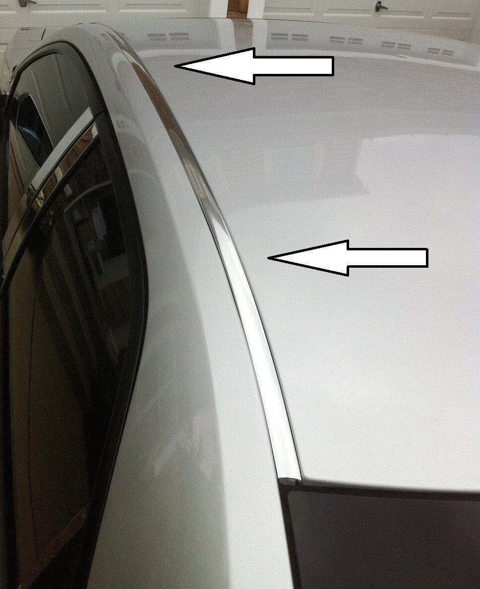 For 2017-2020 HYUNDAI ELANTRA CHROME ROOF TOP TRIM MOLDING KIT