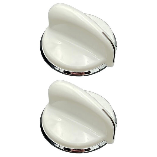 Solid Spare (2) Washer Dryer Selector Knobs for GE WE01X20378 WH01X10460
