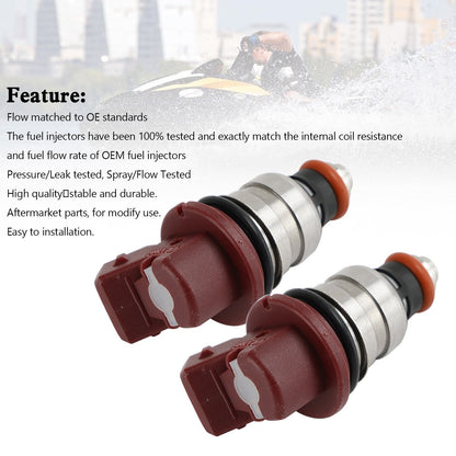 2PCS 275500460 Fuel Injectors Fit for Seadoo GTX/RX/LRV/XP/3D 2000-2007