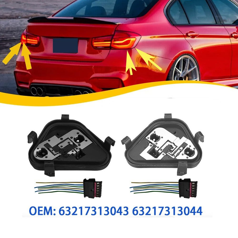 Tail Light Lamp Rear Panel Left Right Bulb Socket For BMW 320i 328I 63217313043