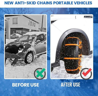 20pcs Winter Anti-skid Chains for Car Snow Mud Wheel Tyre Thickened Tire Tendon